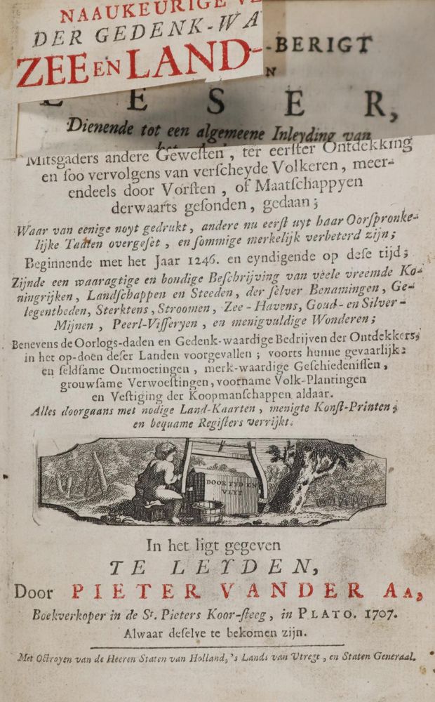 Große Abbildung Nr.3: 142-2534 Aa,P.v.d. (Hrsg.).: (Verschiedene Länder - Geschichte)