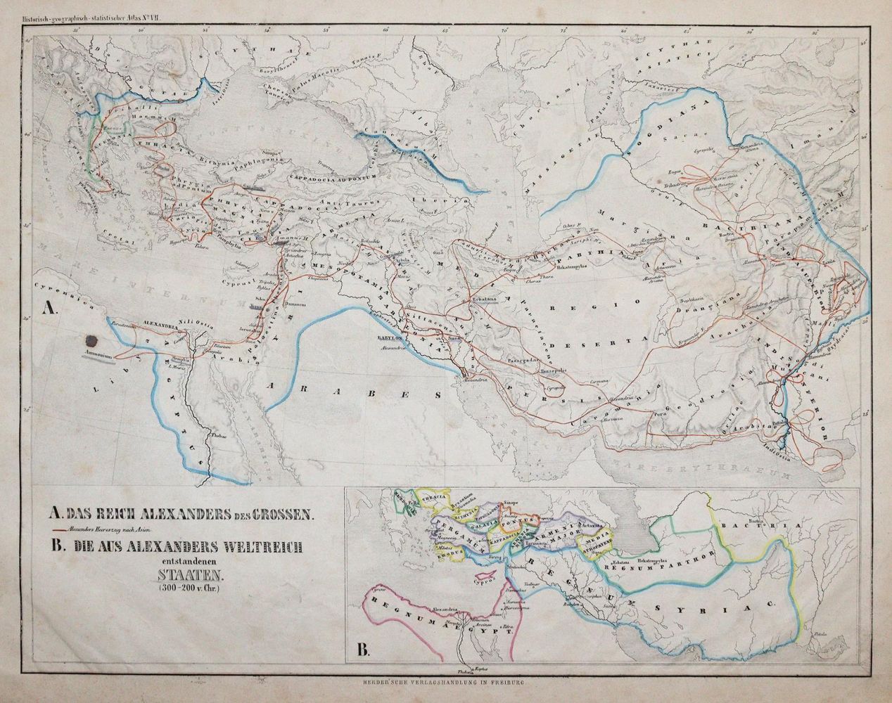 Große Abbildung Nr.3: 142-2544 Beck,J.: (Verschiedene Länder - Geschichte, Atlanten)