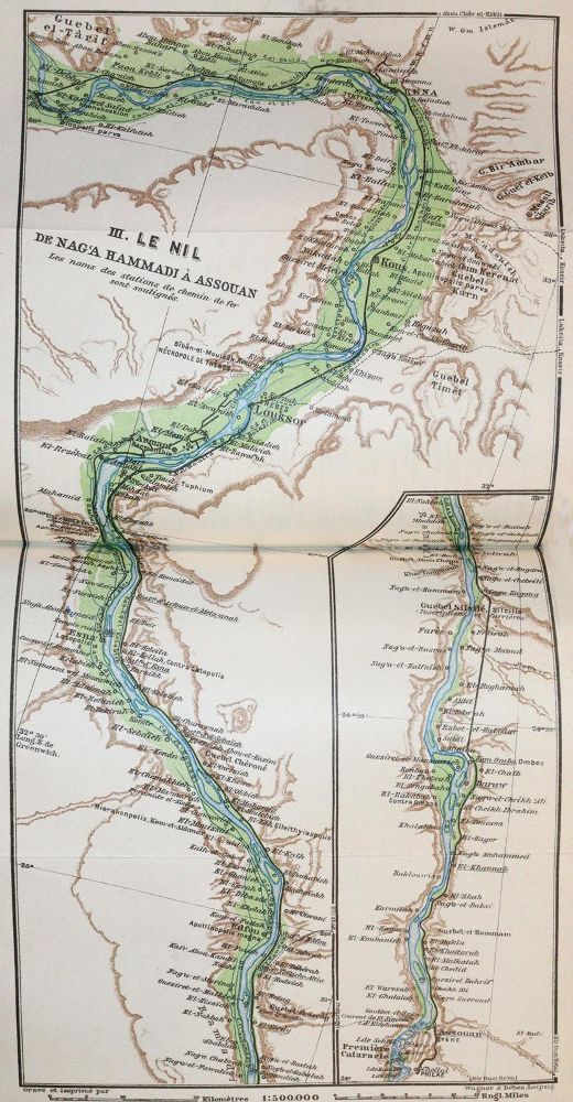 Große Abbildung Nr.3: 142-2554 Ägypten und der Sudan.: (Verschiedene Länder - Geschichte, Baedeker)