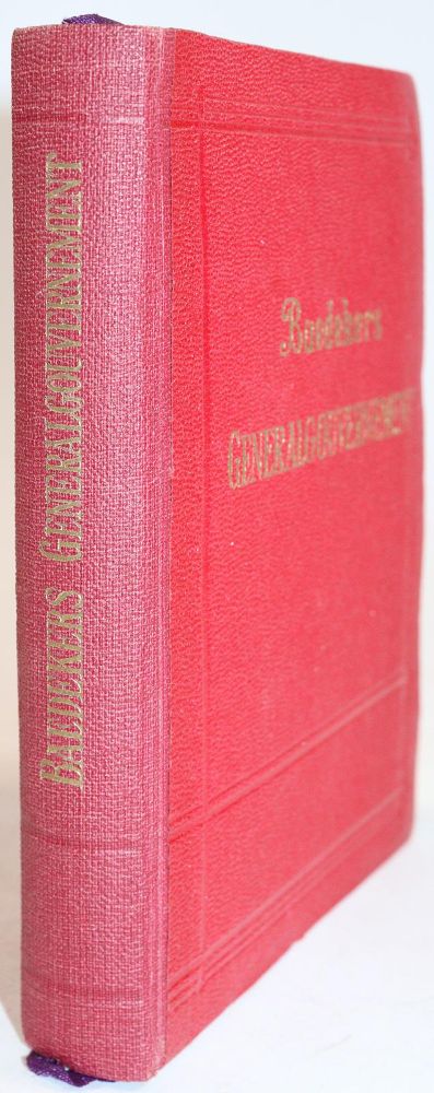 Große Abbildung Nr.4: 142-2556 Generalgouvernement, Das.: (Verschiedene Länder - Geschichte, Baedeker)