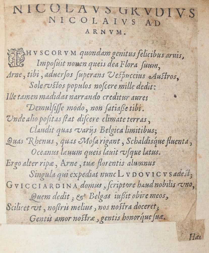 Große Abbildung Nr.1: 142-2568 (Guicciardini,L.: (Verschiedene Länder - Geschichte, Benelux)