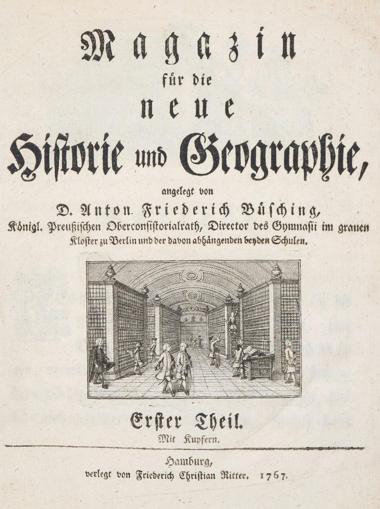 Große Abbildung Nr.1: 142-2576 Büsching,A.F.: (Verschiedene Länder - Geschichte)