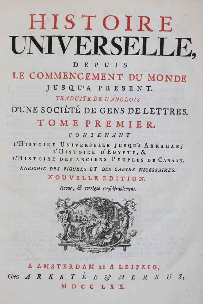 Große Abbildung Nr.1: 142-2601 Histoire universelle: (Verschiedene Länder - Geschichte)