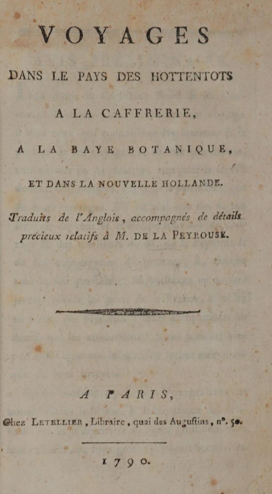 Große Abbildung Nr.1: 142-2625 Paterson,W. u. W.Tench.: (Verschiedene Länder - Geschichte)