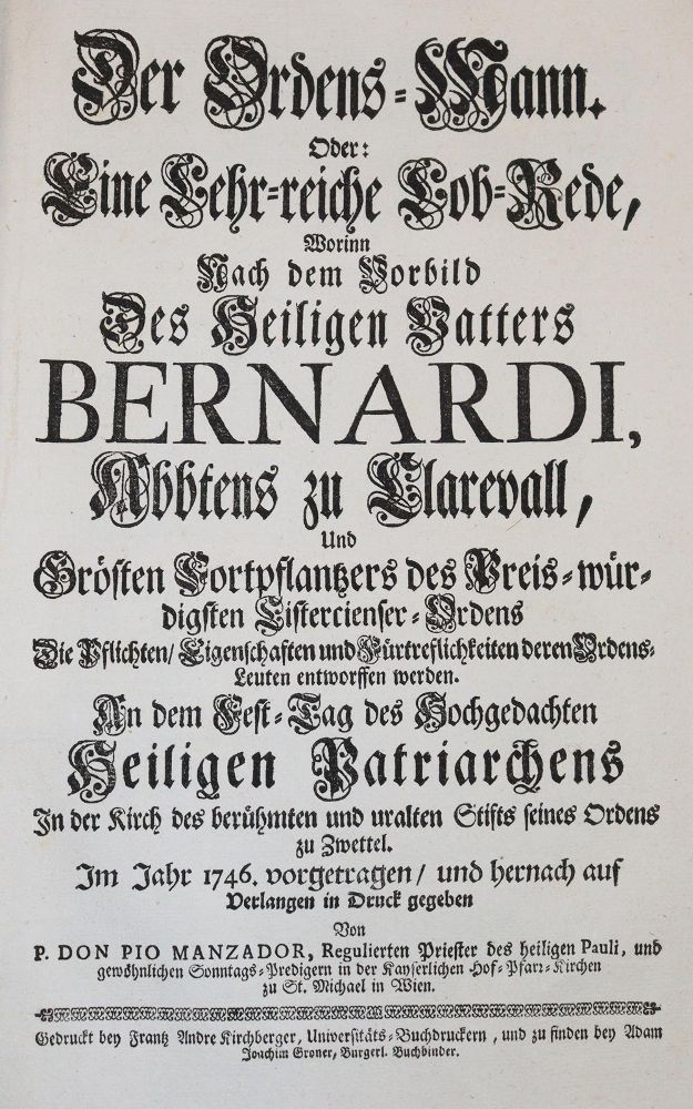 Große Abbildung Nr.1: 142-263 Manzador,P.: (Alte Drucke, Handschriften und Theologie)