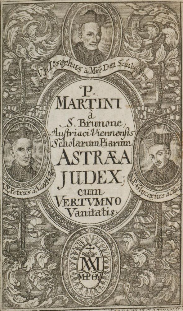 Große Abbildung Nr.1: 142-267 Martinus a Sancto Brunone (d.i. M.Schubart).: (Alte Drucke, Handschriften und Theologie)