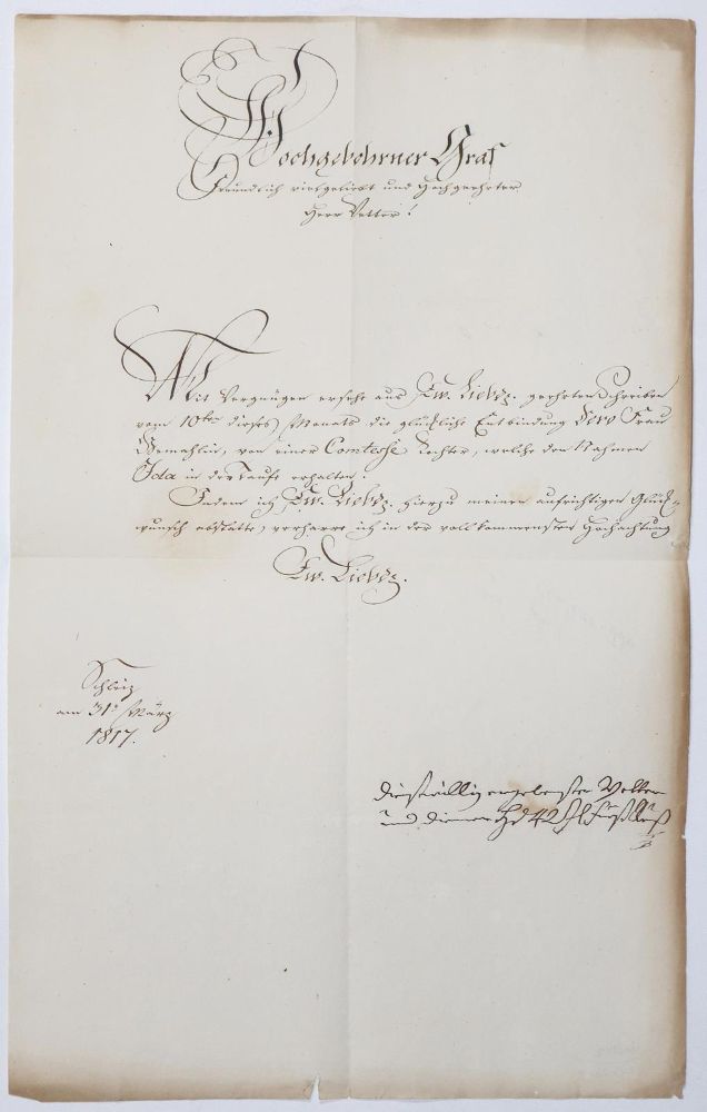 Große Abbildung Nr.1: 142-2673 Heinrich XLII. Fürst Reuß zu Schleiz u. Gera: (Autographen)