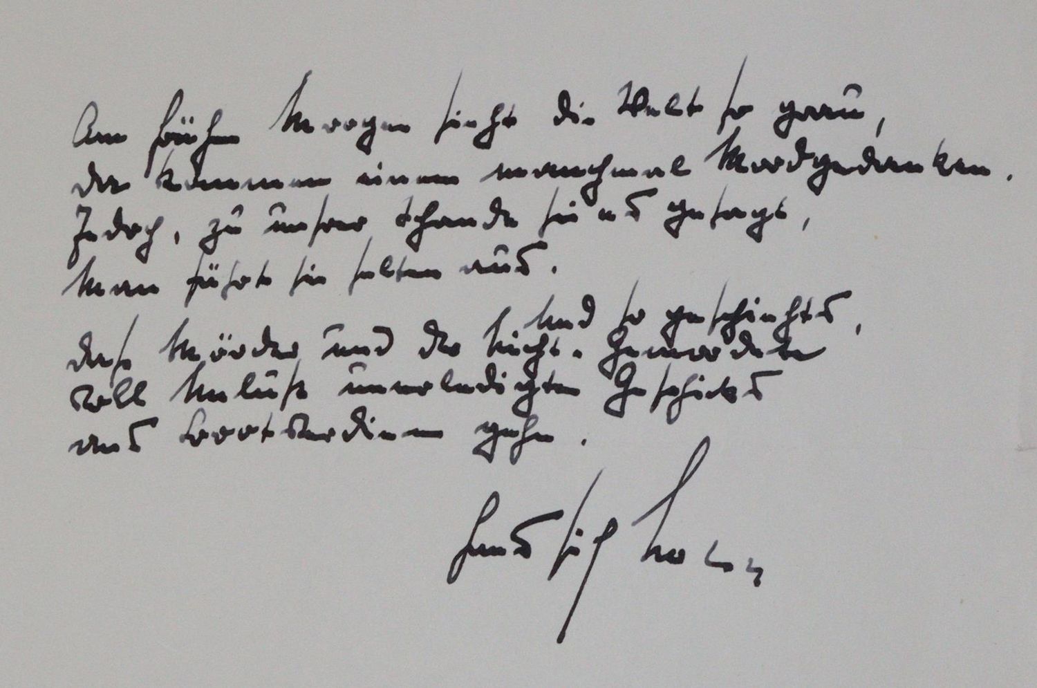 Große Abbildung Nr.1: 142-2679 Nossack, Hans Erich: (Autographen)