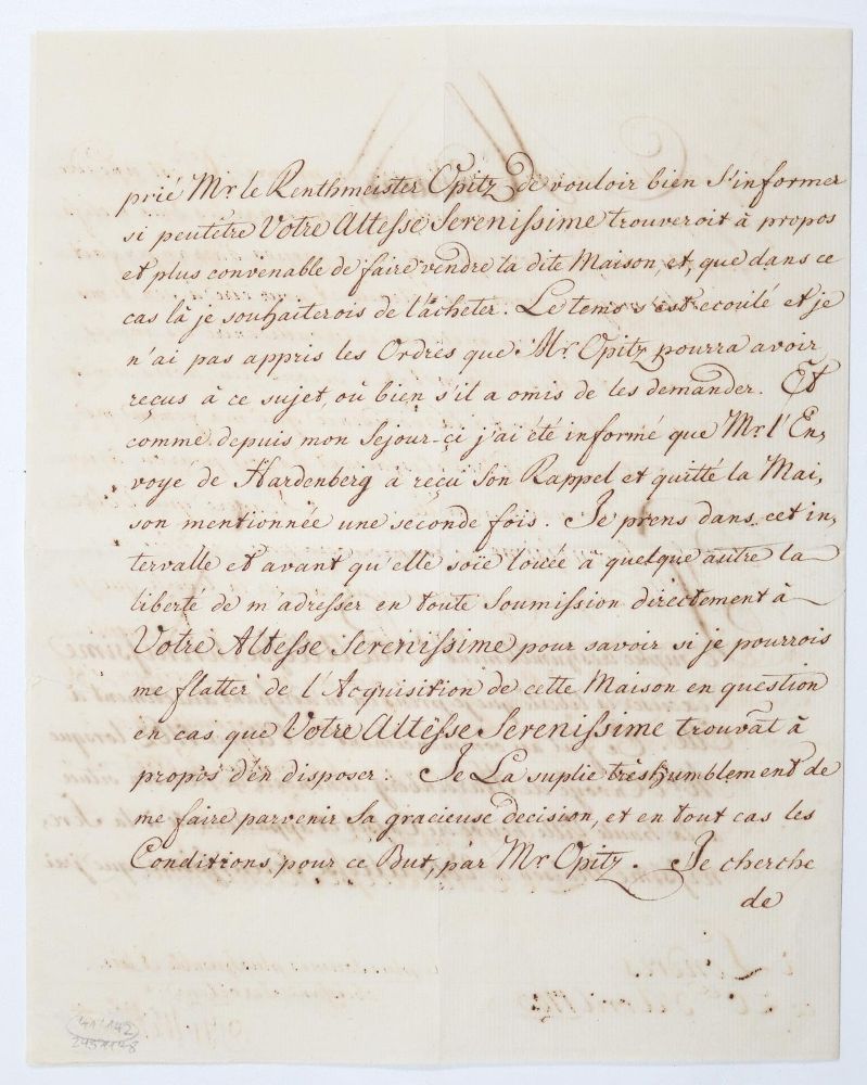Große Abbildung Nr.2: 142-2687 Wittorf, Julius Jürgen Freiherr von,: (Autographen)