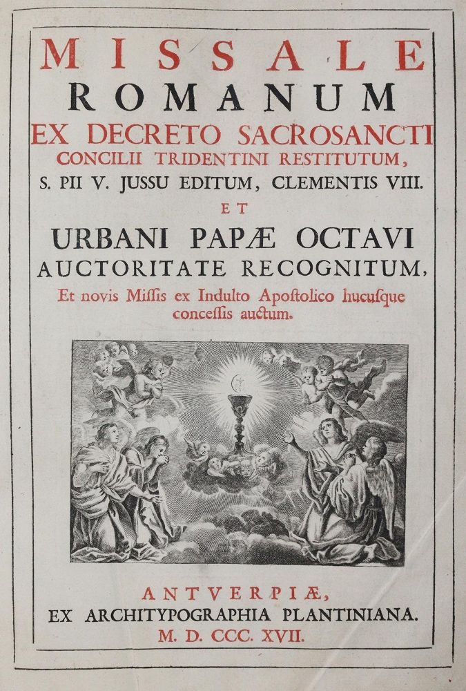 Große Abbildung Nr.1: 142-277 Missale romanum: (Alte Drucke, Handschriften und Theologie)