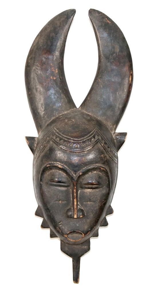 Große Abbildung Nr.1: 142-2781 Guro, Westafrika.: (Afrika, Masken)