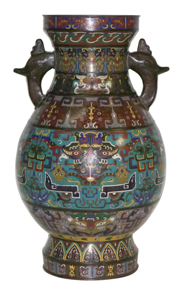 Große Abbildung Nr.1: 142-2790 Balustervase China.: (Asiatika)