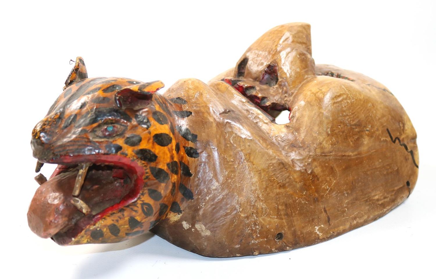 Große Abbildung Nr.3: 142-2818 Leopardenmaske wohl: (Asiatika)