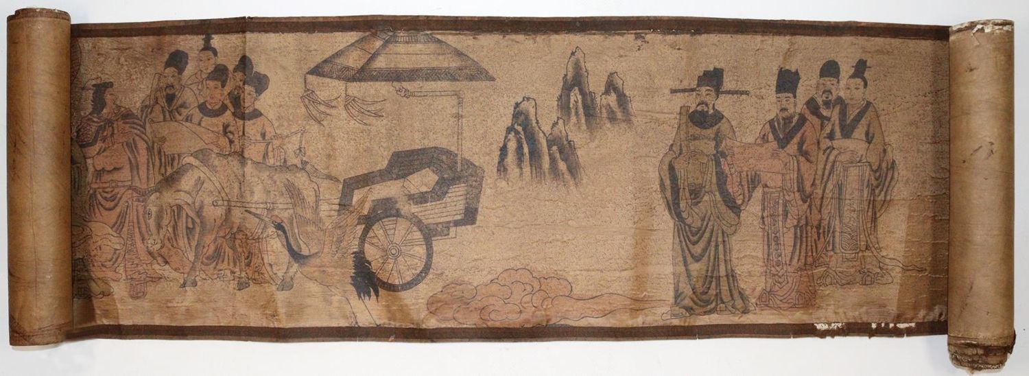 Große Abbildung Nr.1: 142-2830 Rollbild China: (Asiatika)
