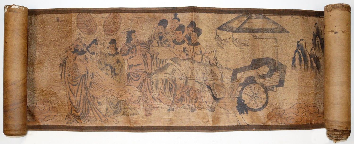 Große Abbildung Nr.2: 142-2830 Rollbild China: (Asiatika)