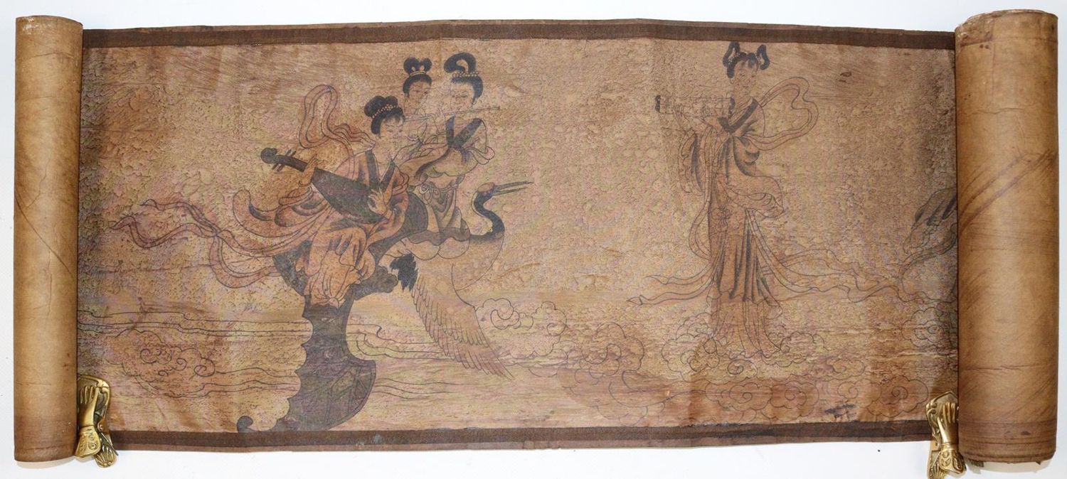 Große Abbildung Nr.6: 142-2830 Rollbild China: (Asiatika)