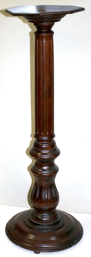 Große Abbildung Nr.1: 142-2869 Holzsäule, Rundsäule: (Möbel, Säulen)