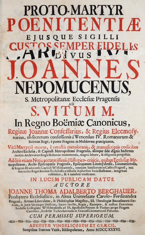Große Abbildung Nr.1: 142-29 Berghauer,J.T.A.: (Alte Drucke, Handschriften und Theologie)