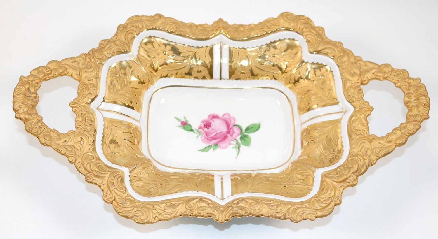 Große Abbildung Nr.1: 142-2924 Prunkschale Meissen.: (Porzellan u. Keramik, Meissen)
