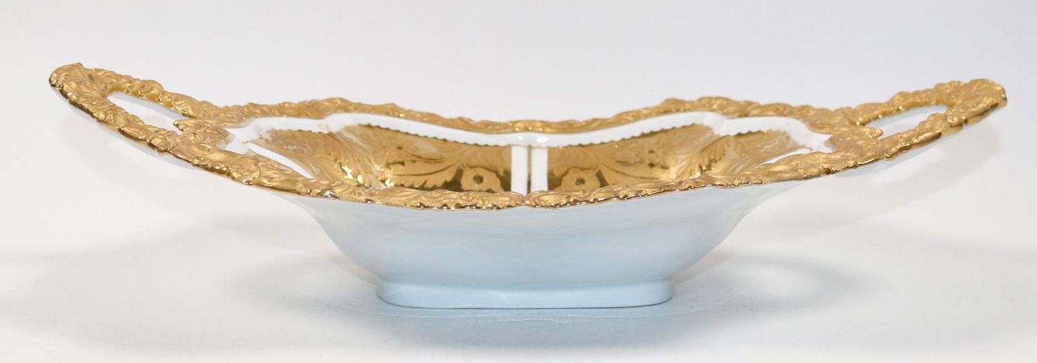 Große Abbildung Nr.2: 142-2924 Prunkschale Meissen.: (Porzellan u. Keramik, Meissen)