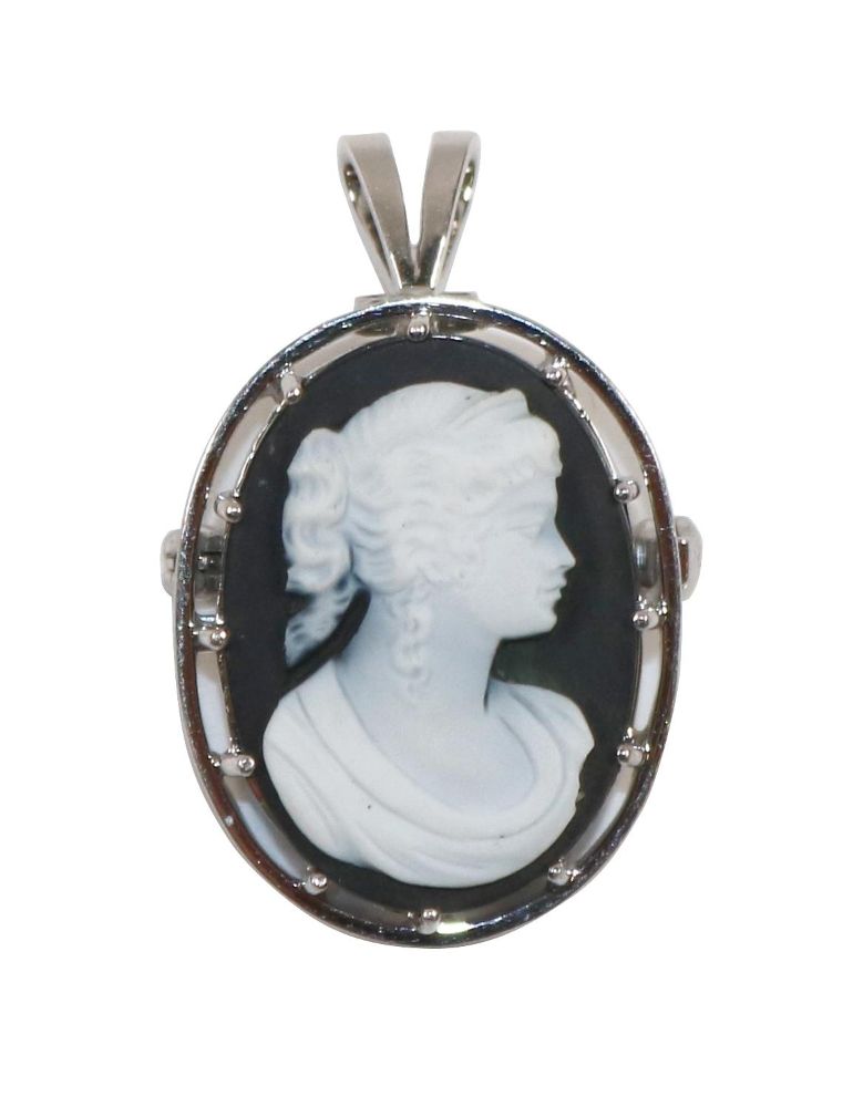 Große Abbildung Nr.1: 142-2945 Onyxgemme mit: (Schmuck, Anhänger)