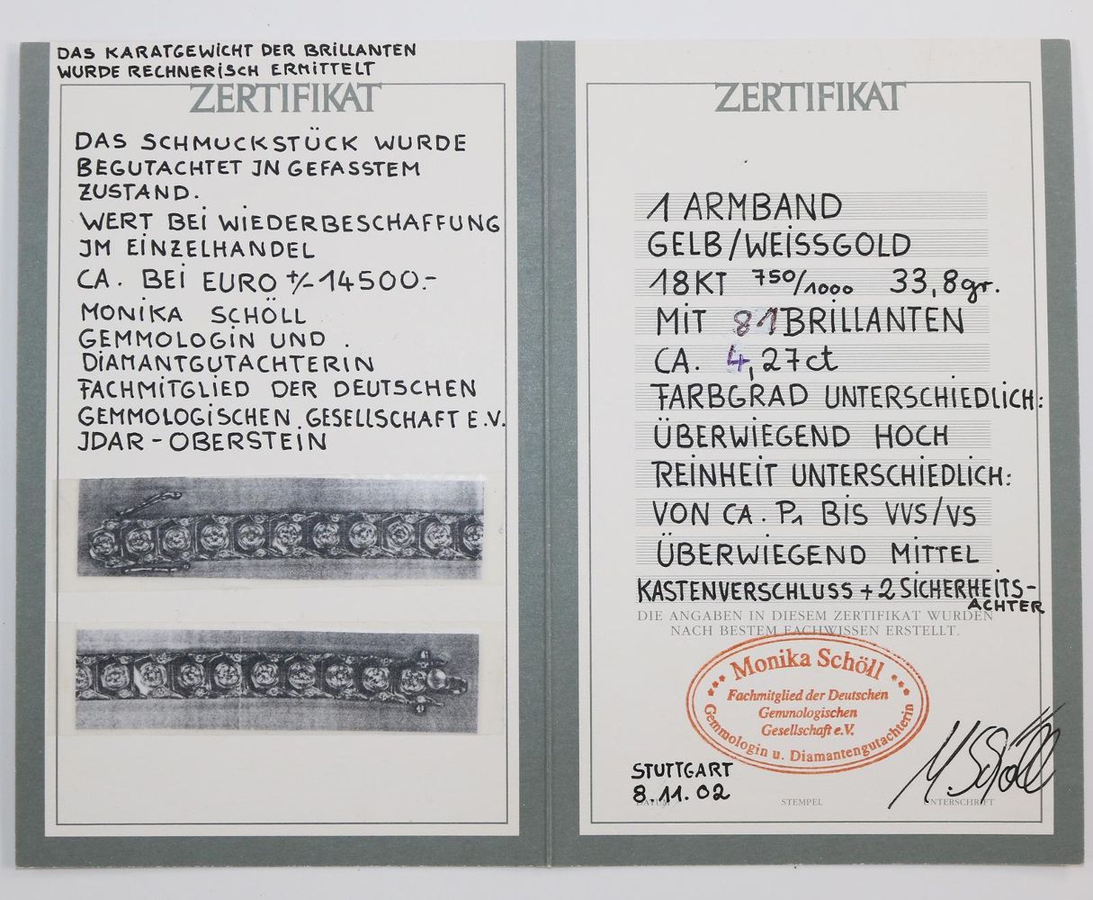 Große Abbildung Nr.3: 142-2947 Armband.: (Schmuck, Armbänder)