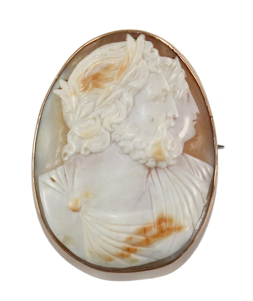Große Abbildung Nr.1: 142-2971 Zeus u. Hera.: (Schmuck, Kameen)