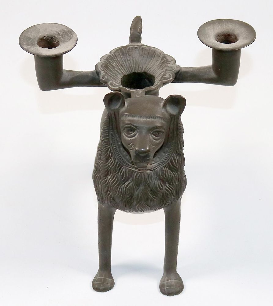 Große Abbildung Nr.3: 142-2994 Aquamanile Bronze.: (Skulpturen - Plastiken)