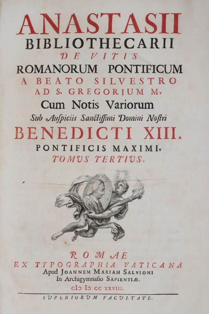 Große Abbildung Nr.2: 142-3 Anastasius Bibliothecarius.: (Alte Drucke, Handschriften und Theologie)