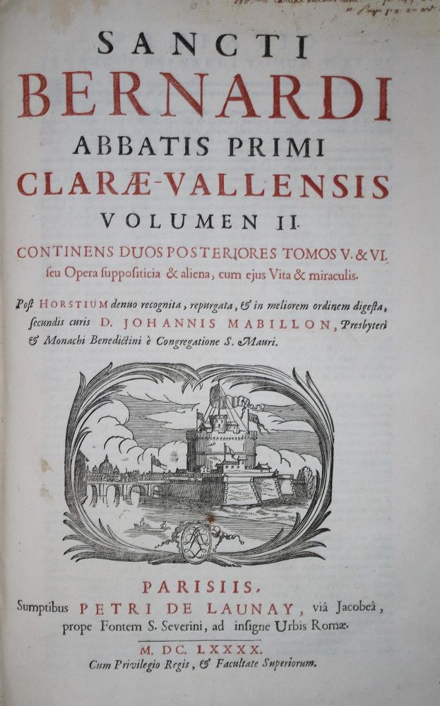 Große Abbildung Nr.2: 142-30 Bernardus Claravallensis.: (Alte Drucke, Handschriften und Theologie)