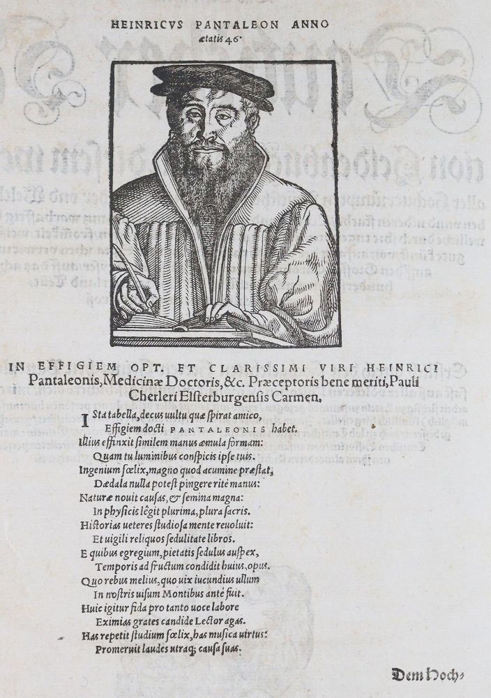 Große Abbildung Nr.2: 142-300 Pantaleon,H.: (Alte Drucke, Handschriften und Theologie)