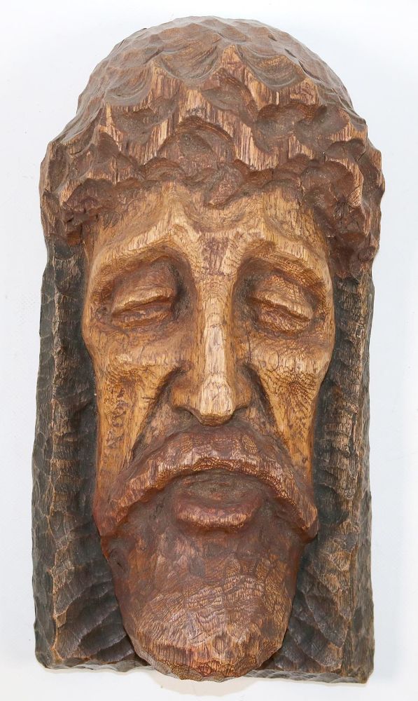 Große Abbildung Nr.1: 142-3003 Christus Bergpredigt.: (Skulpturen - Plastiken, Volkskunst)