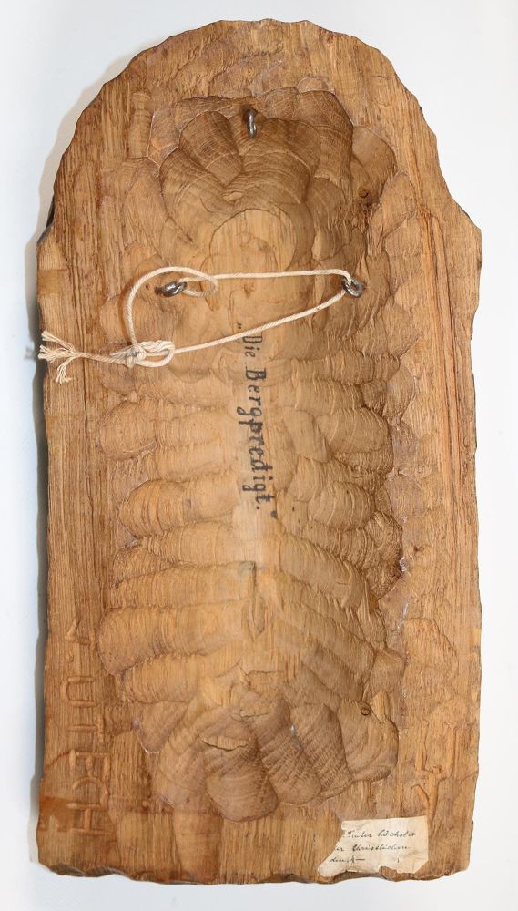 Große Abbildung Nr.3: 142-3003 Christus Bergpredigt.: (Skulpturen - Plastiken, Volkskunst)