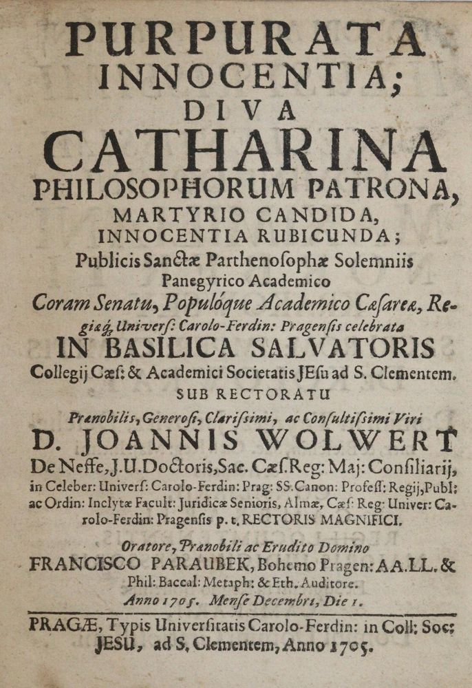 Große Abbildung Nr.1: 142-301 Paroubek (Paraubek),F.: (Alte Drucke, Handschriften und Theologie)