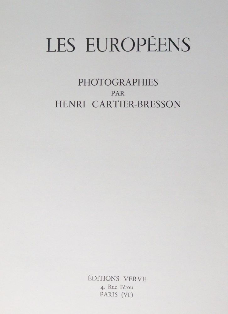 Große Abbildung Nr.3: 142-3040 Cartier-Bresson,H.: (Photographie)