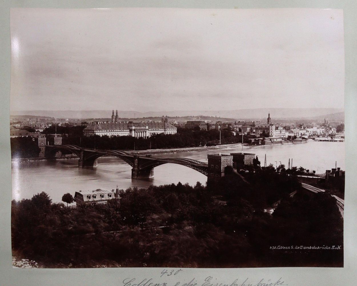 Große Abbildung Nr.2: 142-3081 Koblenz u. Bad Ems.: (Rheinlande)