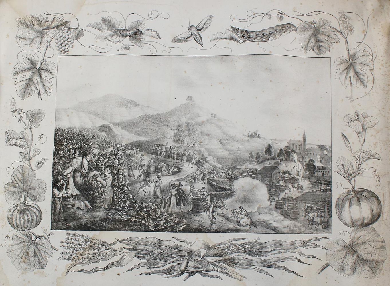 Große Abbildung Nr.1: 142-3095 Bauernhof.: (Varia, Anschauungsbilder)