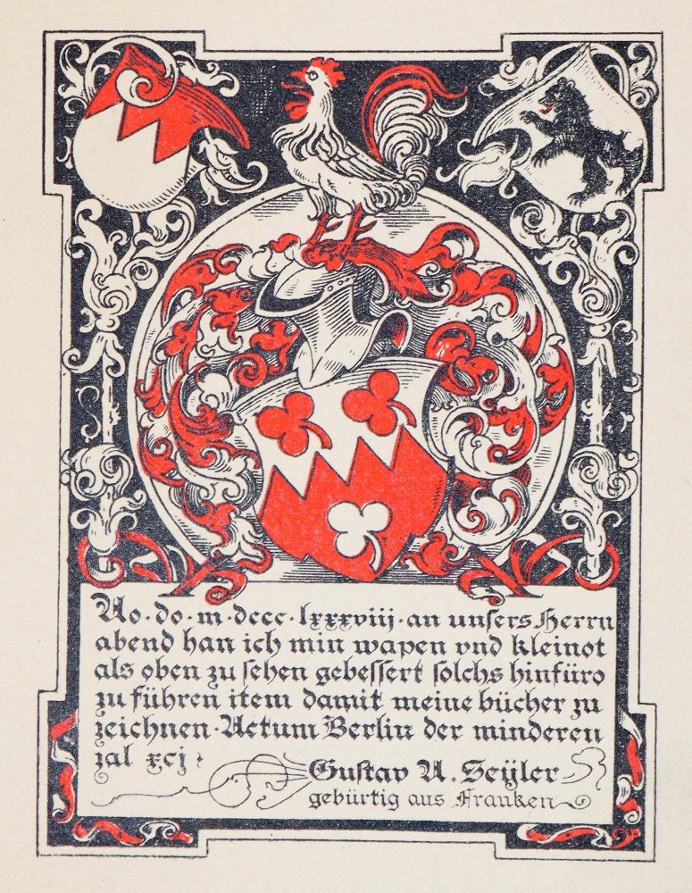 Große Abbildung Nr.4: 142-3134 Heraldik.: (Varia, Exlibris)