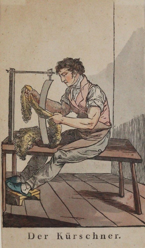 Große Abbildung Nr.11: 142-3168 Pelze, Kürschner u. Gerber.: (Varia, Mode und Trachten)