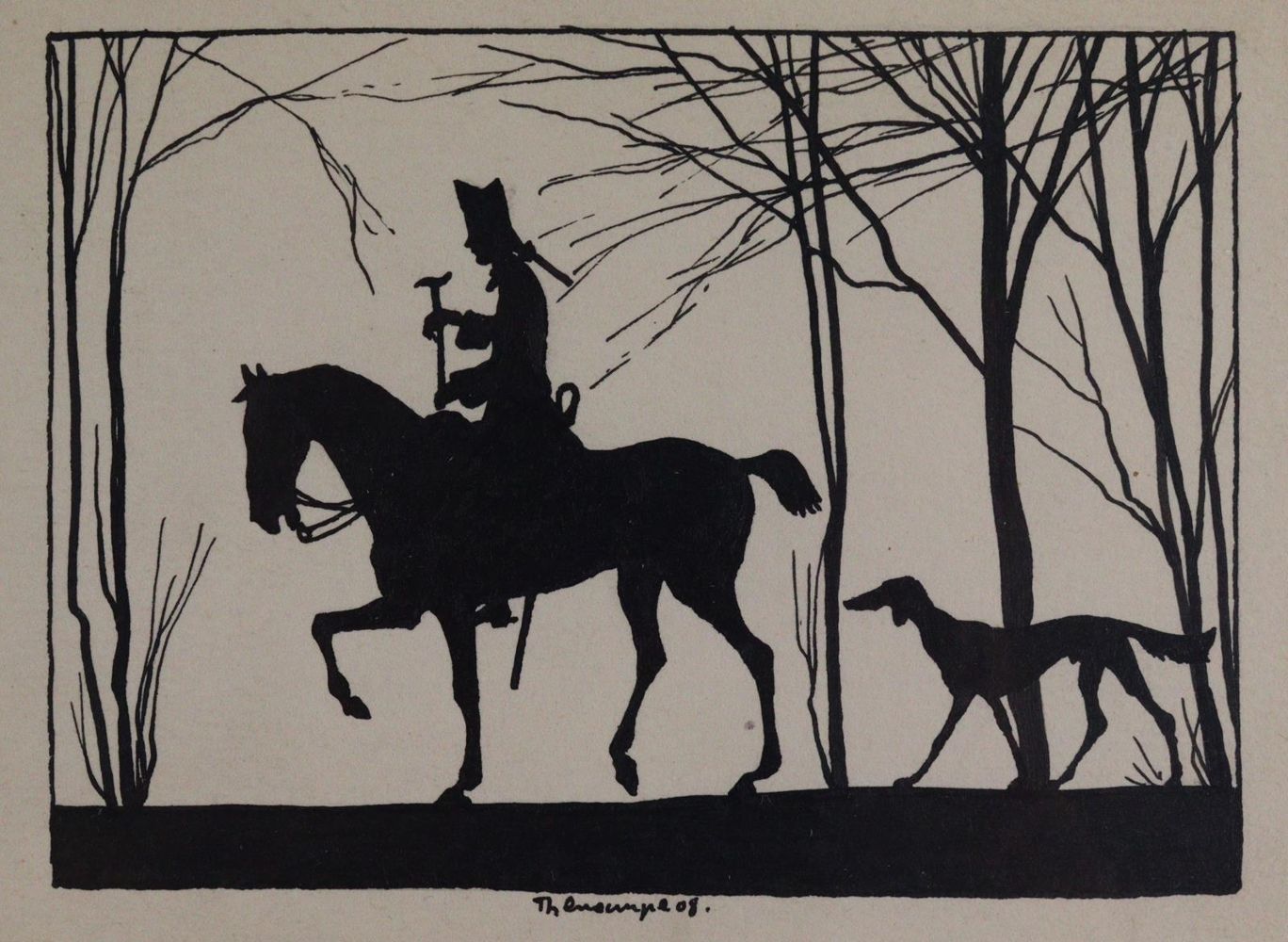 Große Abbildung Nr.10: 142-3196 Silhouetten.: (Varia)