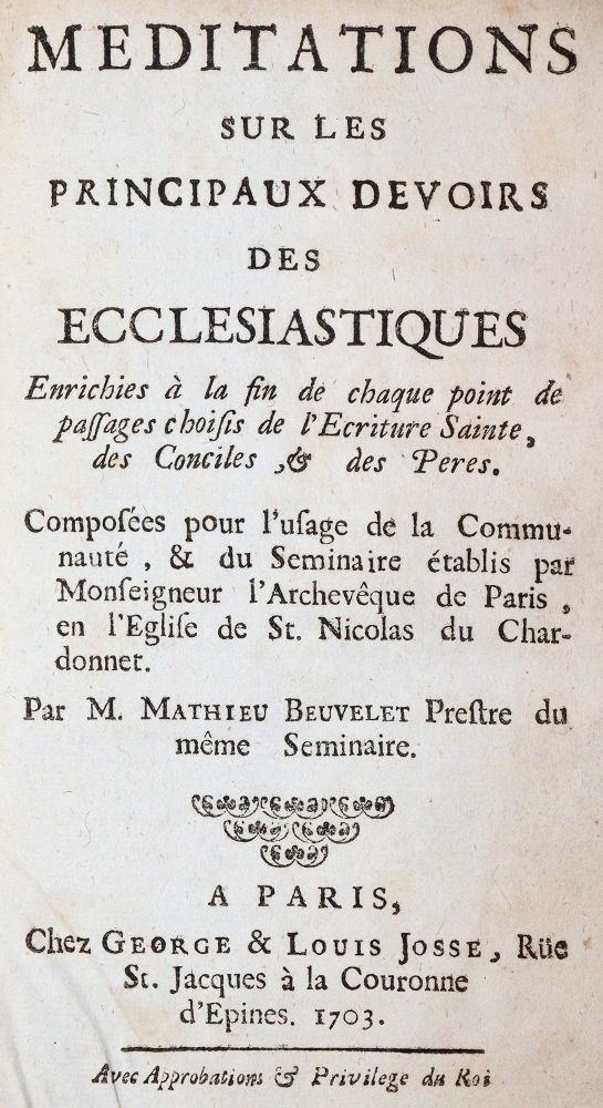 Große Abbildung Nr.1: 142-32 Beuvelet,M.: (Alte Drucke, Handschriften und Theologie)