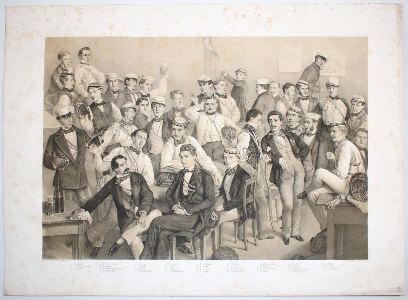 Große Abbildung Nr.1: 142-3202 Saxo-Borussia: (Varia, Studentika)