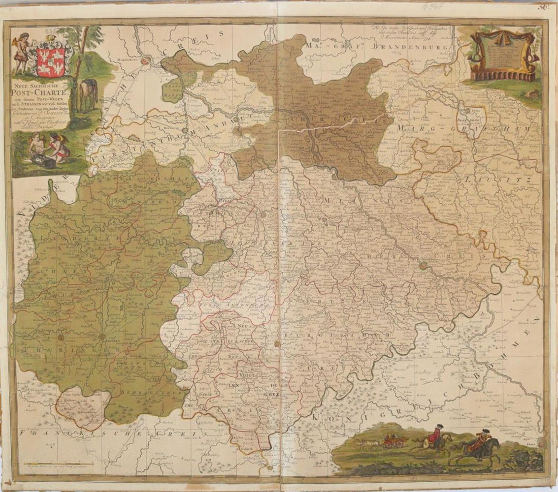 Große Abbildung Nr.4: 142-3244 Vier Landkarten.: (Deutschland, Frankreich, Afrika)