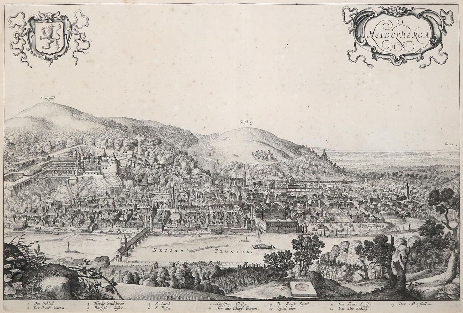 Große Abbildung Nr.1: 142-3256 Heidelberga.: (Deutschland, Heidelberg, Hollar)