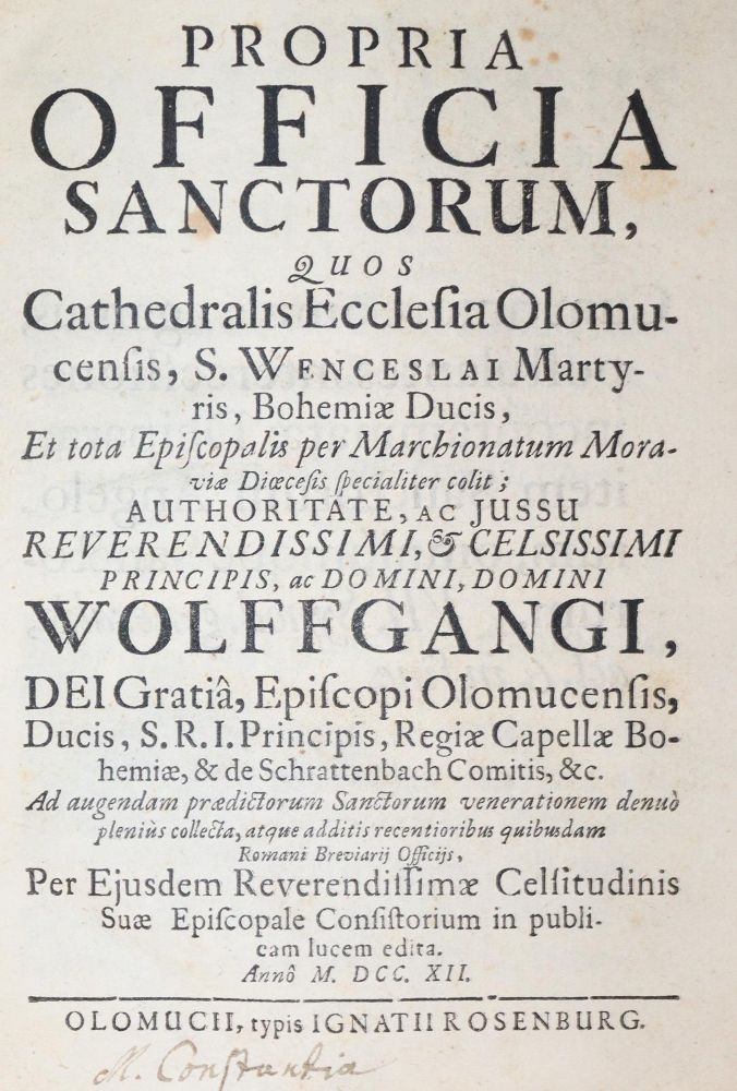 Große Abbildung Nr.1: 142-326 Propria: (Alte Drucke, Handschriften und Theologie)