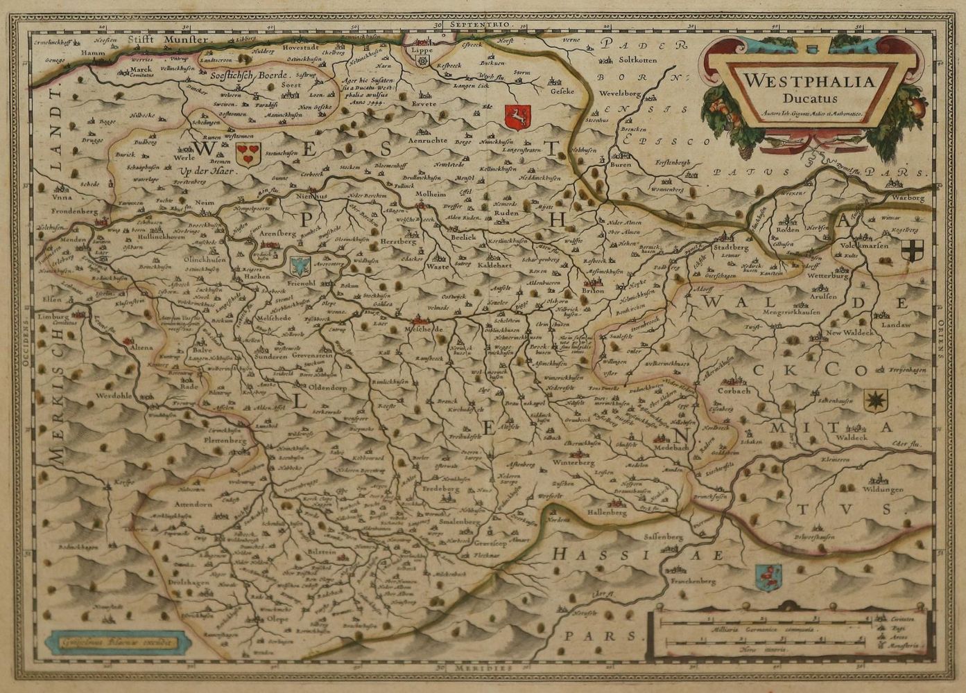 Große Abbildung Nr.1: 142-3294 Westfalen u. Hessen.: (Deutschland)