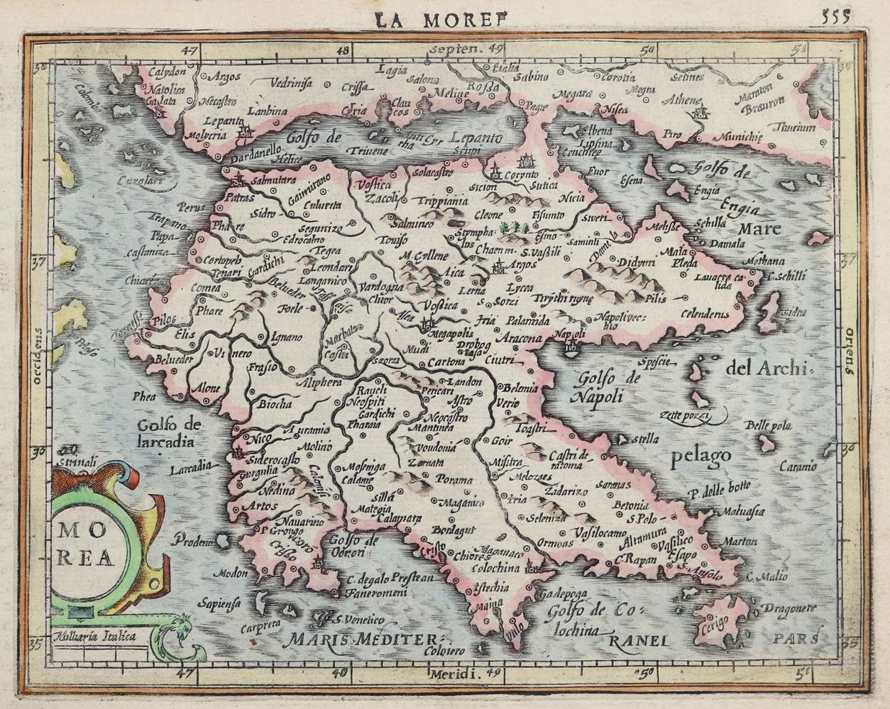 Große Abbildung Nr.1: 142-3333 Morea.: (Ausland, Griechenland)