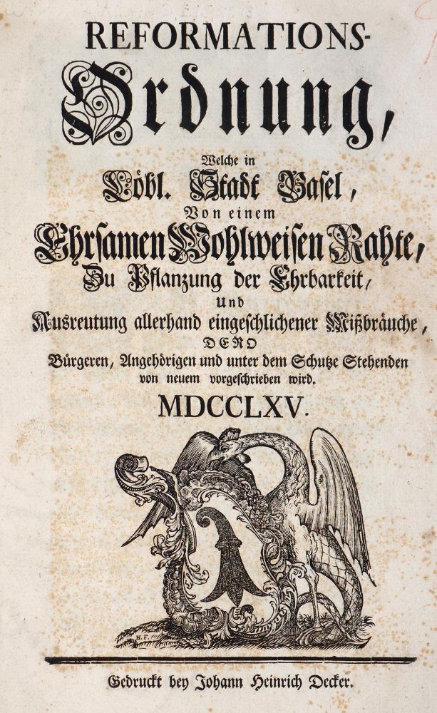 Große Abbildung Nr.2: 142-334 Reforations-Ordnung,: (Alte Drucke, Handschriften und Theologie)