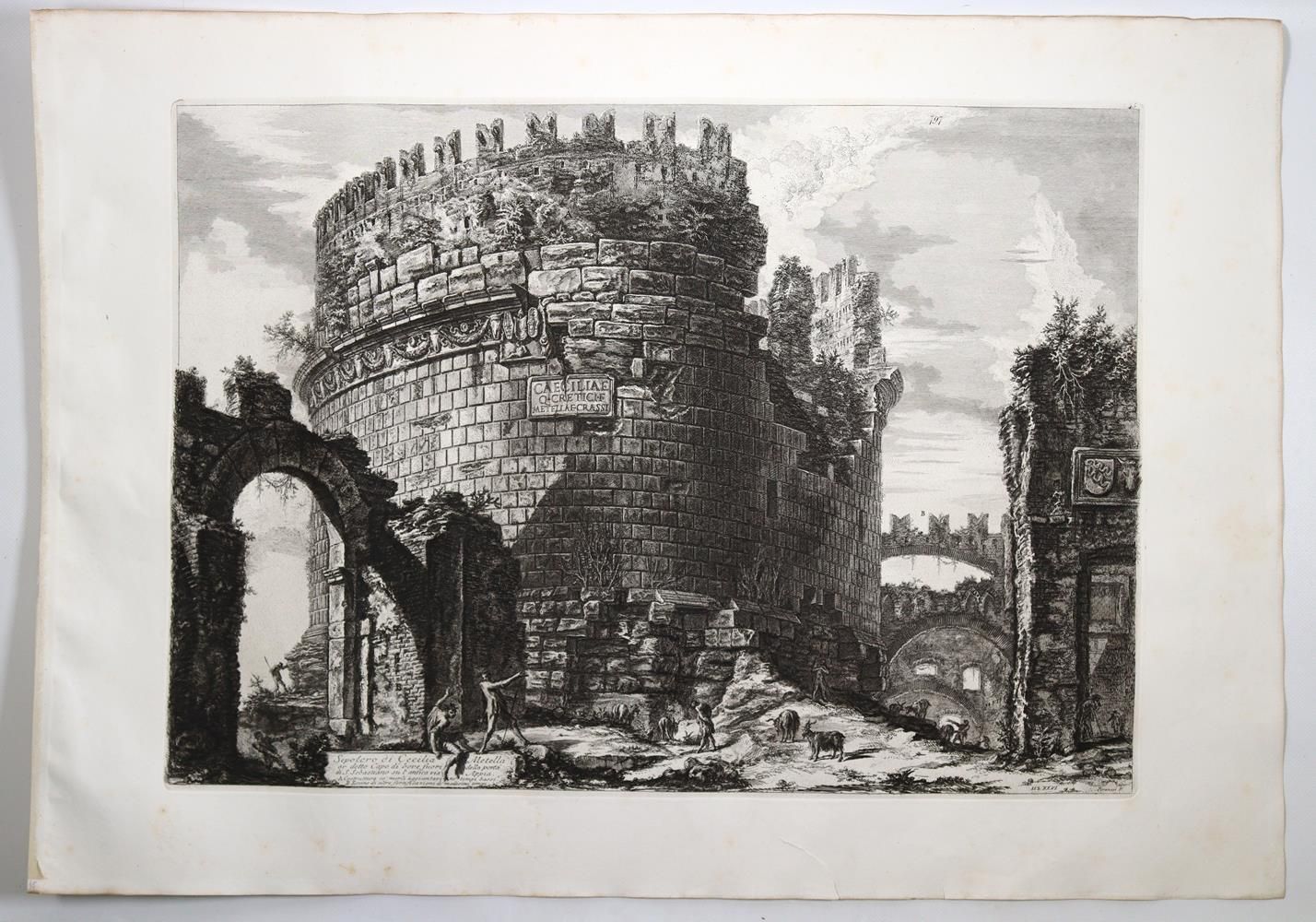 Große Abbildung Nr.1: 142-3347 Piranesi, Giovanni Battista: (Ausland, Italien)