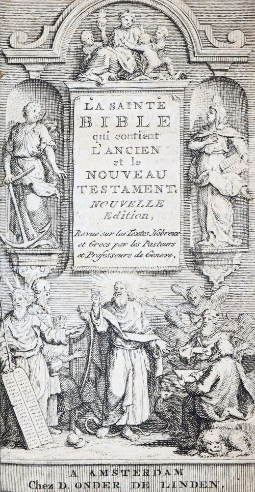 Große Abbildung Nr.4: 142-34 Biblia gallica.: (Bibeln)